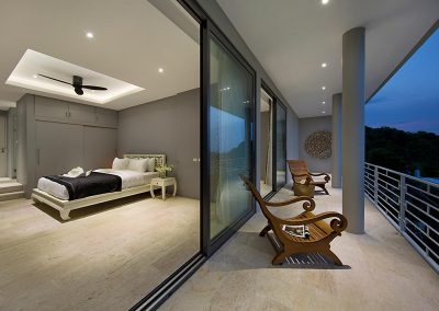 Bedroom with balcony